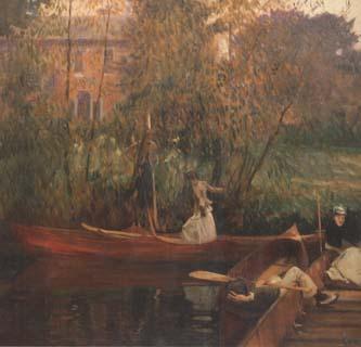 John Singer Sargent A Boating Party (mk18) Sweden oil painting art
